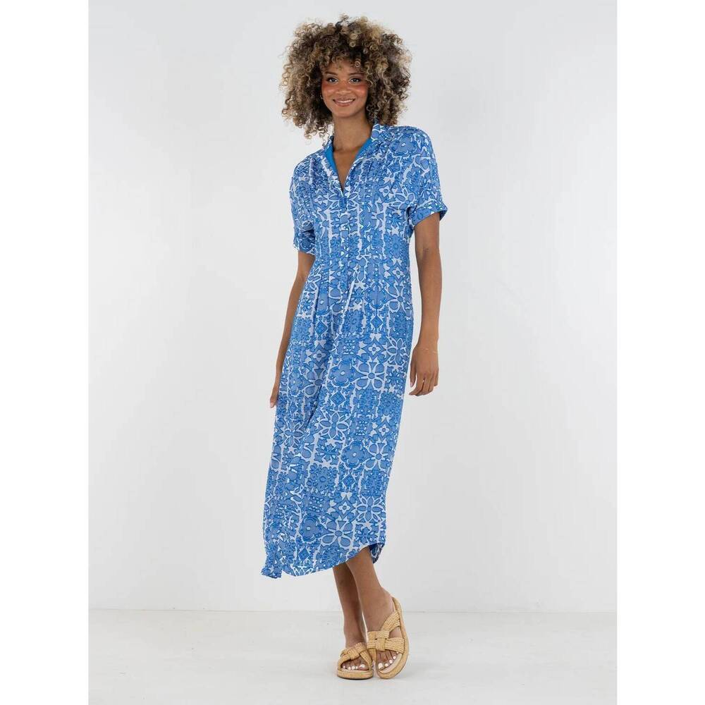 NEW EMILY MCCARTHY georgia midi dress in positano